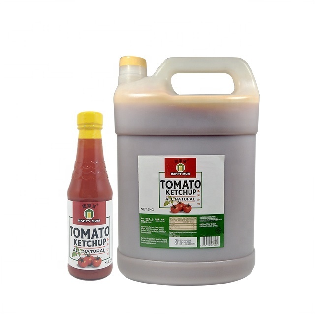 JOLION OEM Brand 320g Plastic Squeeze Bottles Halal Standard Turkey Tomato Ketchup Wholesale