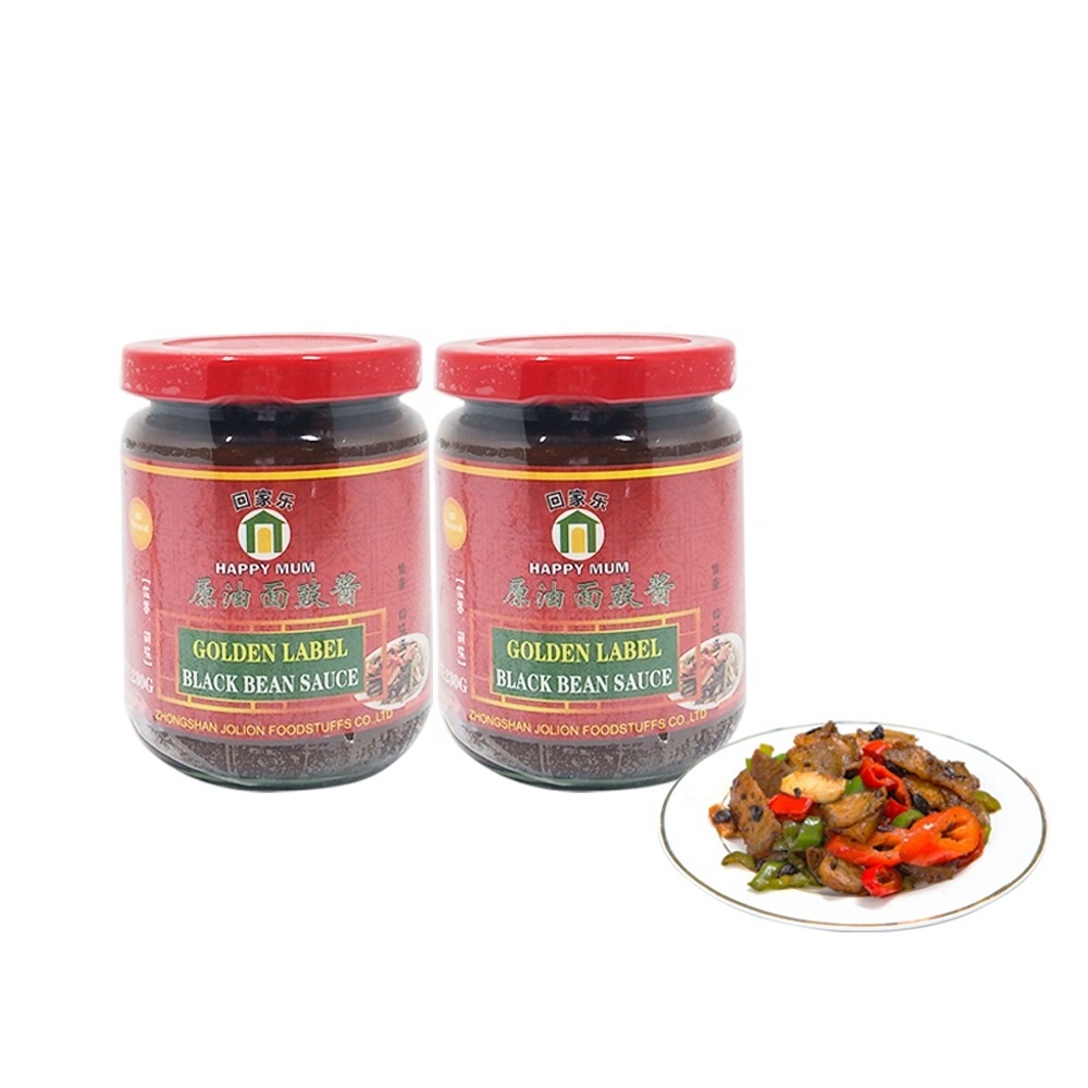 JOLION Made In China Flavor Supermarket Hot Sale Bulk Wholesale Price Roasted black bean salted and chilli paste