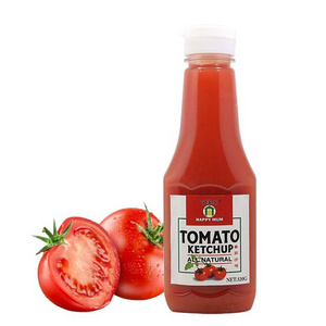 JOLION OEM Brand 320g Plastic Squeeze Bottles Halal Standard Turkey Tomato Ketchup Wholesale