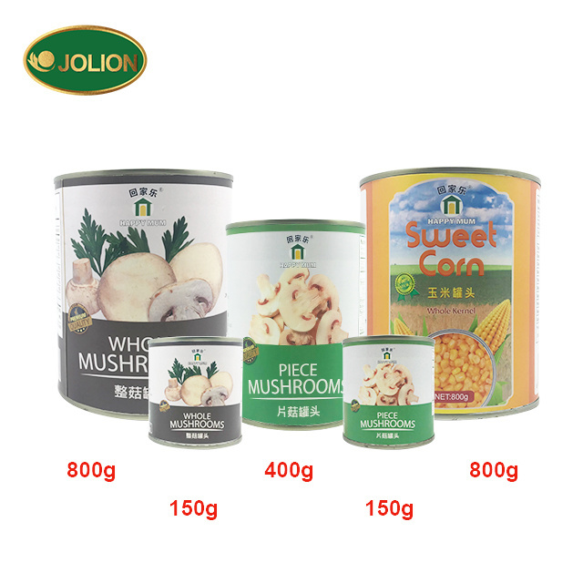 JOLION Halal HACCP Bulk wholesale  Fresh Sliced Mushroom best canned mushrooms