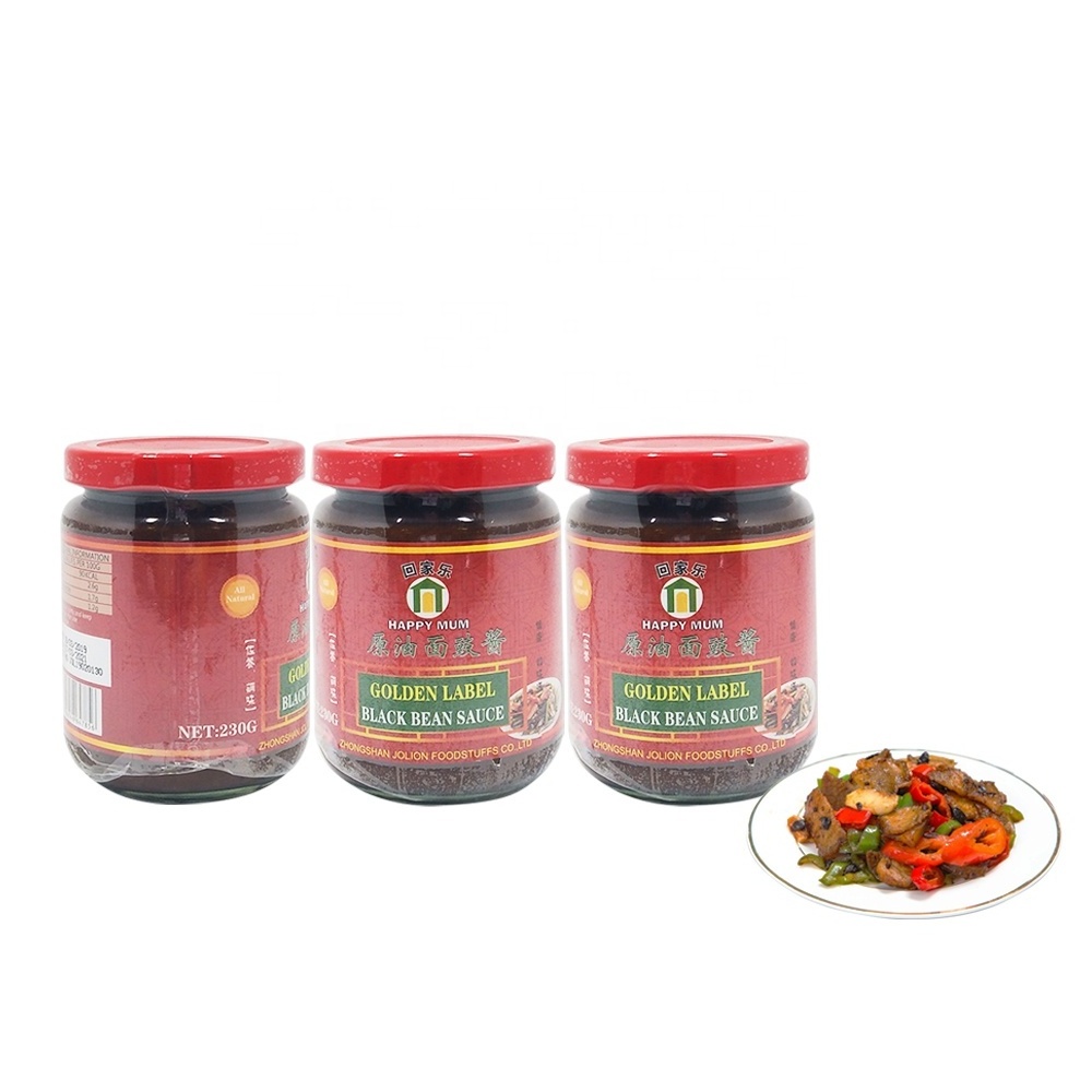 JOLION Made In China Flavor Supermarket Hot Sale Bulk Wholesale Price Roasted black bean salted and chilli paste