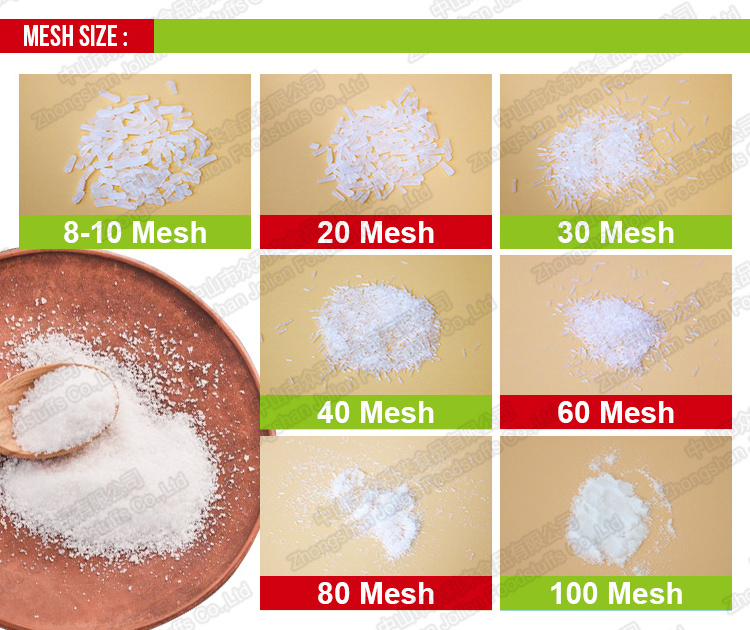 JOLION Food Company Chinese Salt Msg Cooking Seasoning 99% Purity Edible Msg 30Mesh Monosodium Glutamate Manufacturer