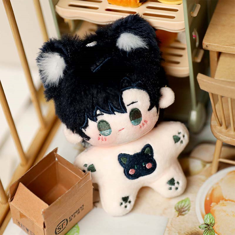 Hot sale small plush toy standing cotton doll custom 10cm game anime character cartoon plush kpop idol doll