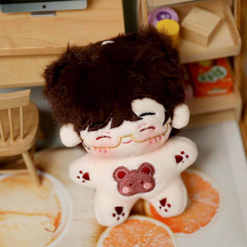 Hot sale small plush toy standing cotton doll custom 10cm game anime character cartoon plush kpop idol doll