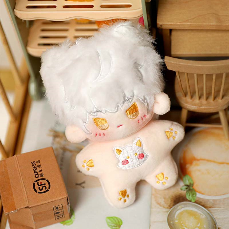 Hot sale small plush toy standing cotton doll custom 10cm game anime character cartoon plush kpop idol doll