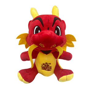 Hot sale chinese New Year of Dragon Mascot Stuffed Animal Dragon Plush Toy for New Year Festival gift