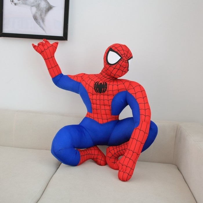 Hot sale 18/28/38/50cm Wholesale Collection spider stuffed toys SpiderMan Plush Toy Super Plush Toys for kids