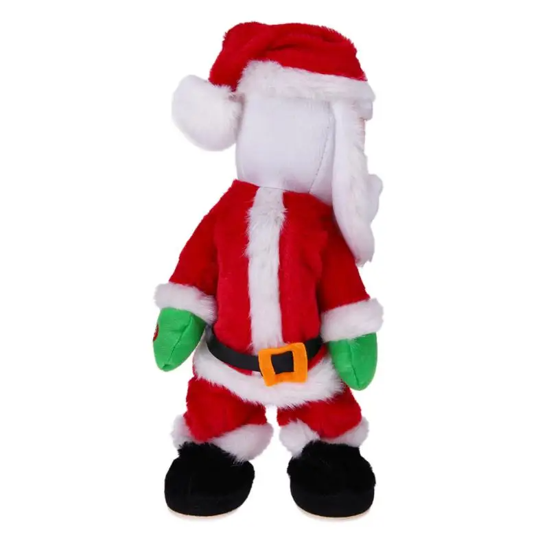 Hot Sale Christmas Electric Twerk Plush Santa Claus Toy Music Dancing Doll Xmas Gifts plush musical christmas toy for home decor