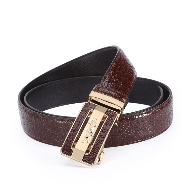 2021 Luxury Brand Men Buckle Belt Genuine Cow Leather Belt for Men Real western Leather Belts Laser Logo