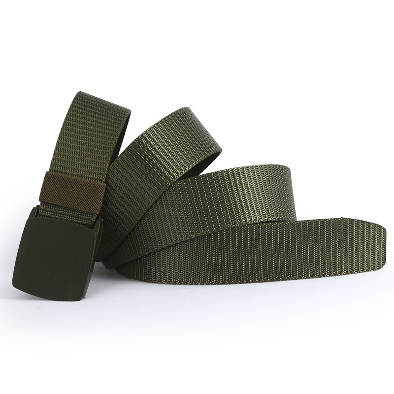 Wholesale Customized Tactical Belt Plastic Buckle belt Nylon Webbing Waist Belt