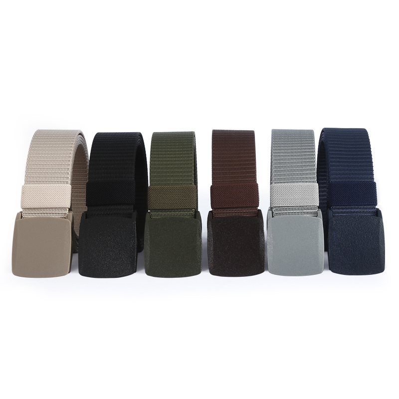 Wholesale Customized Tactical Belt Plastic Buckle belt Nylon Webbing Waist Belt