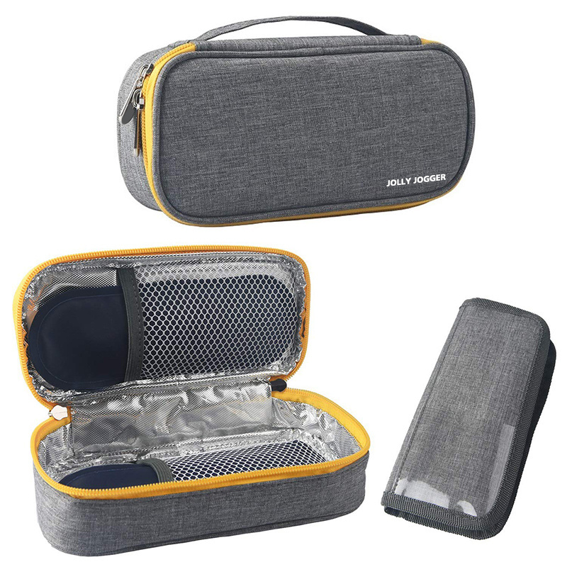 Travel Medication Organizer Portable Medical Cooler Bag Insulin Pen Carrying Case