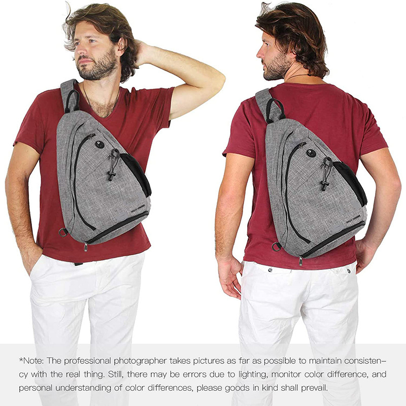 Travel Hiking Shoulder Daypack Casual Cross Chest Side Pack Sling Bag Crossbody Backpack