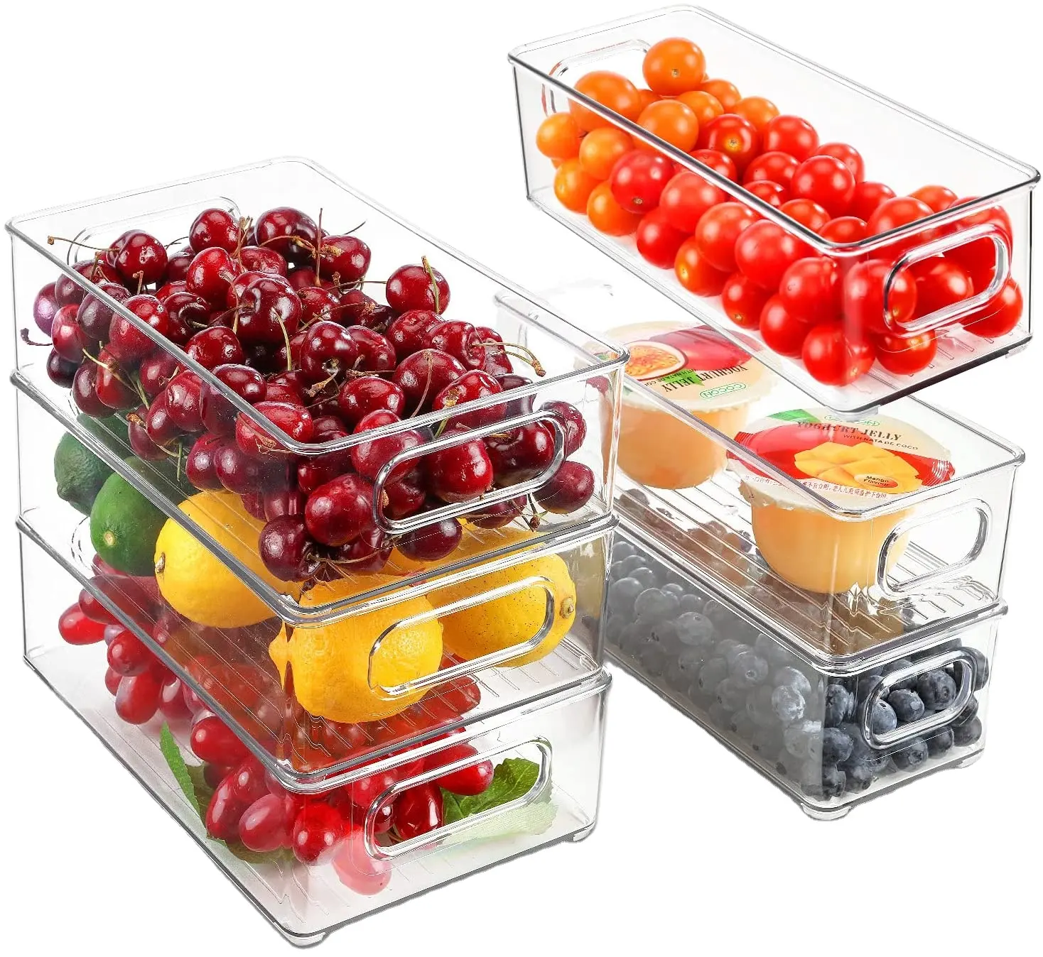 Refrigerator Organizer Storage Containers Food Box Refrigerator Drawer Organize Box Pantry Safe Material