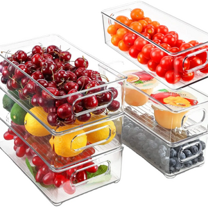 Refrigerator Organizer Storage Containers Food Box Refrigerator Drawer Organize Box Pantry Safe Material