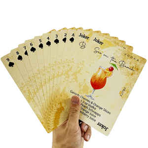 Personalized Custom Design Playing Cards Advertising Larged Jumbo Poker Cards Game Big Size Playing Cards