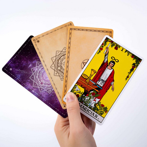 Free Sample Custom Design Your Own Tarot Card Gold Foil Original Rider Waite Oracle Card Tarot Card With Guidebook