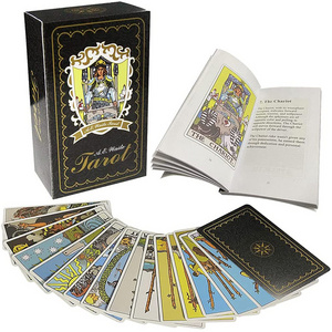 OEM Custom  Wholesale Oracle Taror Cards Rider Waite Custom Printing Paper Tarot Cards With Guidebook