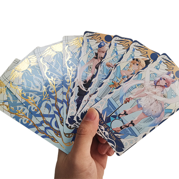 OEM Custom Holographic Playing Card Game Custom Print Anime Trading Game Card