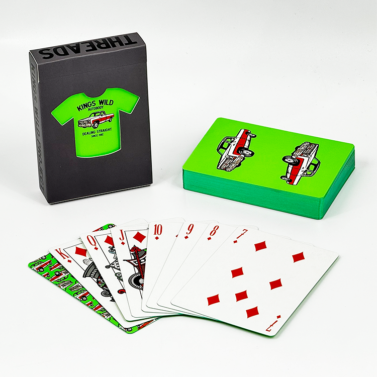 Custom Logo Printed Dubai Plastic Coated Poker Waterproof Kuwit Casino Arabic Paper Playing Cards Manufacturer