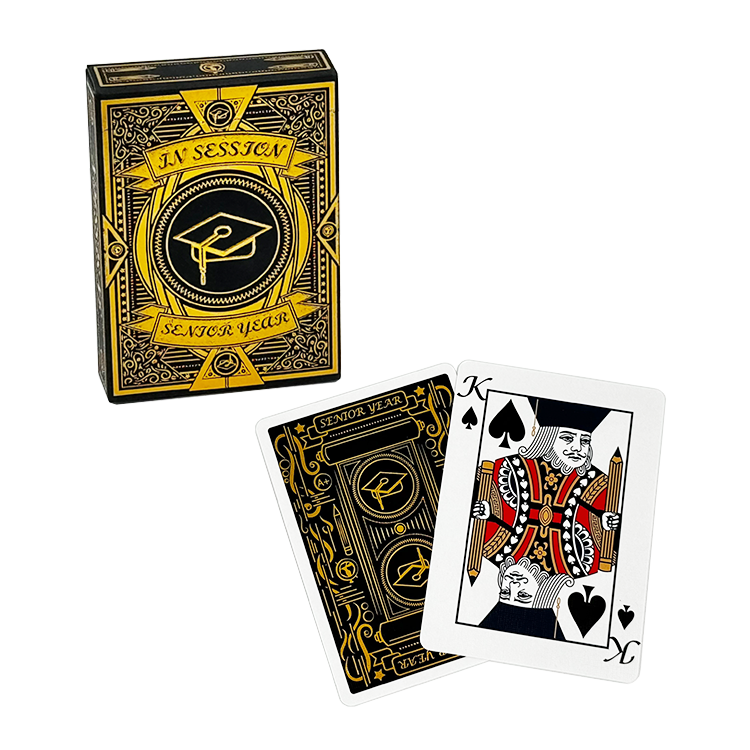 Free Sample Custom Your Design Standard Playing Card Set Custom Logo Promotional Art Paper Poker Playing Cards With Leather case