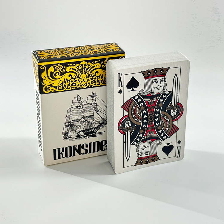 Free Sample Arabia Gold Foil Playing Cards Custom Design Paper Black Core Casino Poker Playing Card