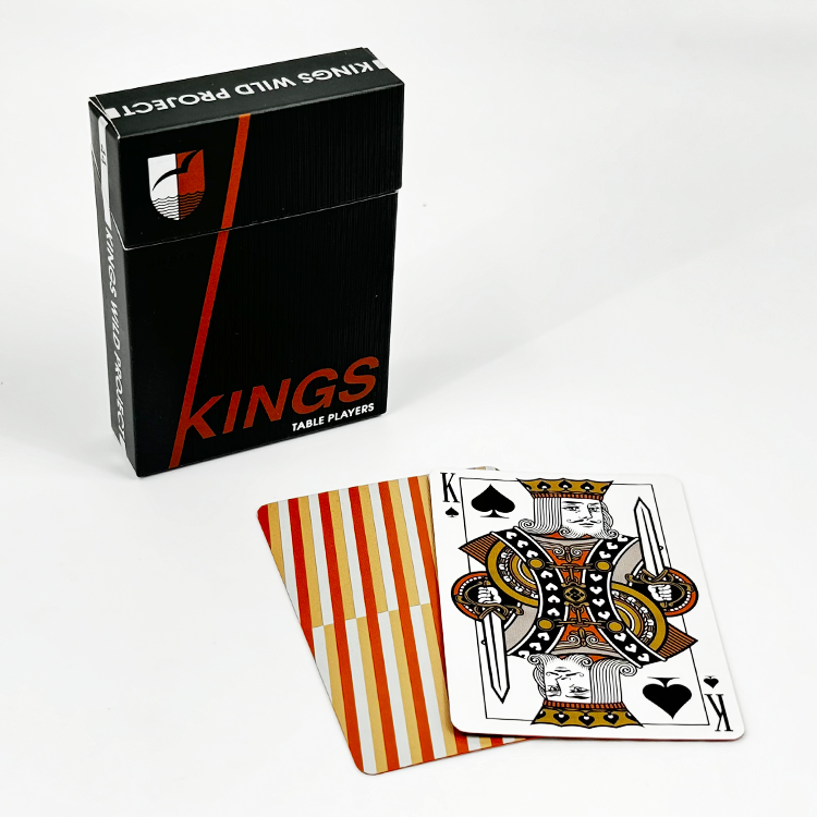 Custom Logo Design Artistic Pattern Quality Paper Playing Cards Waterproof Plastic Poker Card Game In Box