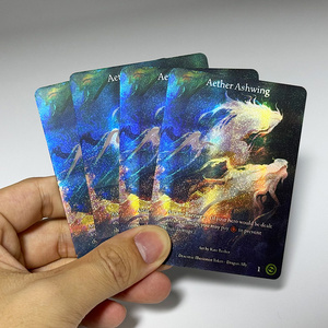 Custom Holographic Card Game Printing Foil Packaging Deck Holographic Collectible Anime Card Trading Cards