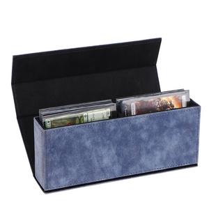 Commander Decks Leather Deck Card Case TCG Cards Magic YuGiOh Locking MTG Card Deck Boxr