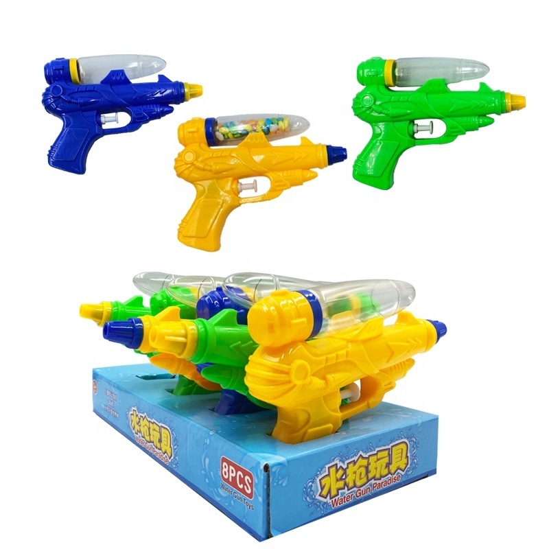 New Arrival Mini Water Gun Toy Plastic Summer Toy With Candy For Kids Playing