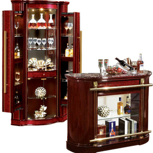 Chinese Factory Living room furniture Wooden Home Wine Bar Cabinet