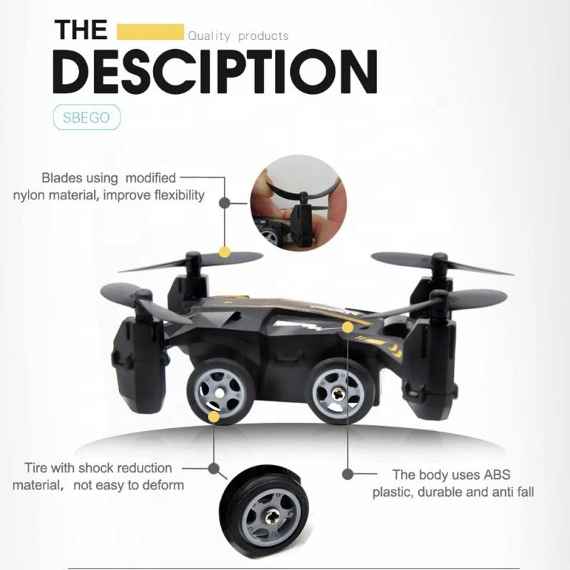 2019 New mini pocket flying drone car toy rc toys wholesale factory china