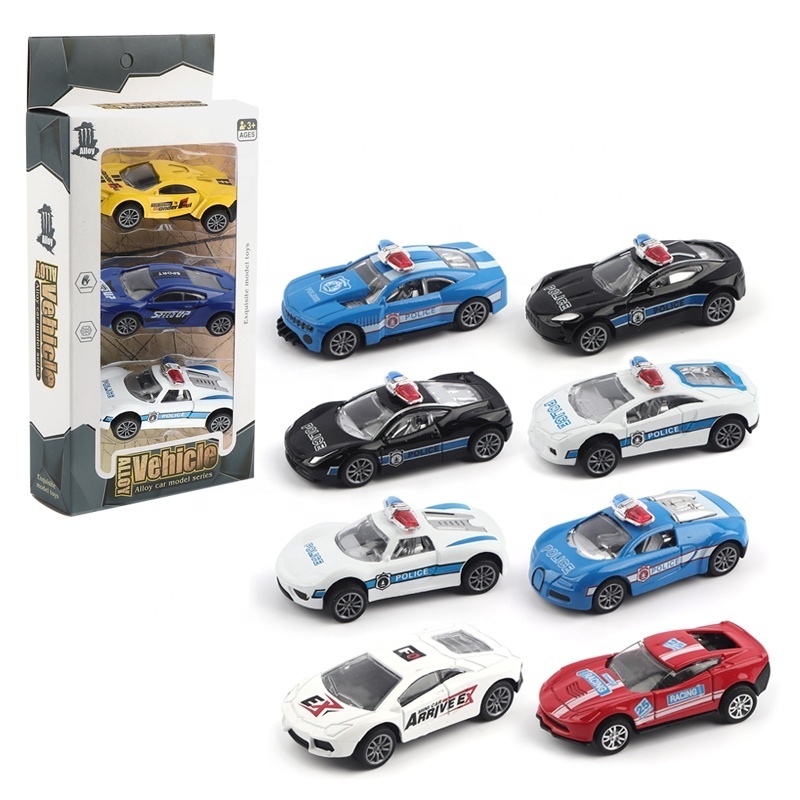 Hot sale promotion car diecast toy 1:56 model alloy car pull back vehicle play set