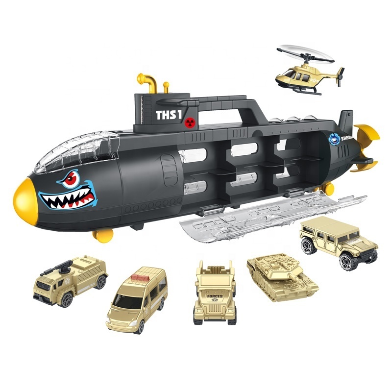 Submarine toy shark car vehicle carrier toy kids submarine toy ship