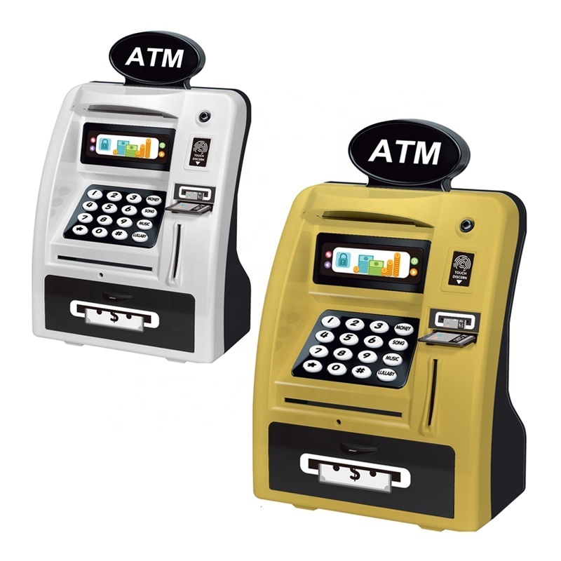 Electric ATM toy savings bank pretend ATM savings bank toy for kids