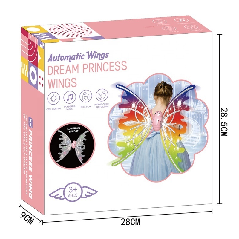 Butterfly fairy sparkle wings girls toy light up wings cosplay princess angel wings