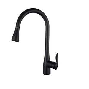 Hot selling commercial brass pull out black kitchen sink faucet matt black design&grifo de la cocina