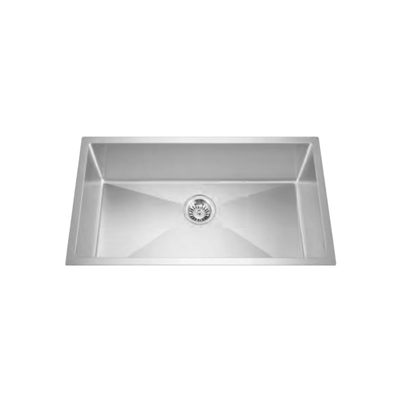 UPC stainless steel 304 single bowl undermount commercial bar sinks kitchen and bathroom wash basin with strainer