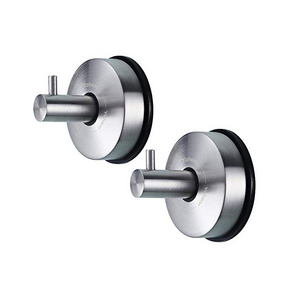 Hot sale Customizable 2PCS satin towel hook SUS 304 stainless Steel suction cup bathroom coat hooks