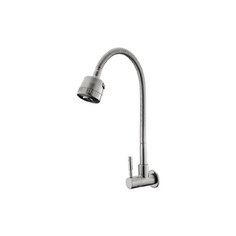 Modern wall mount kitchen faucet