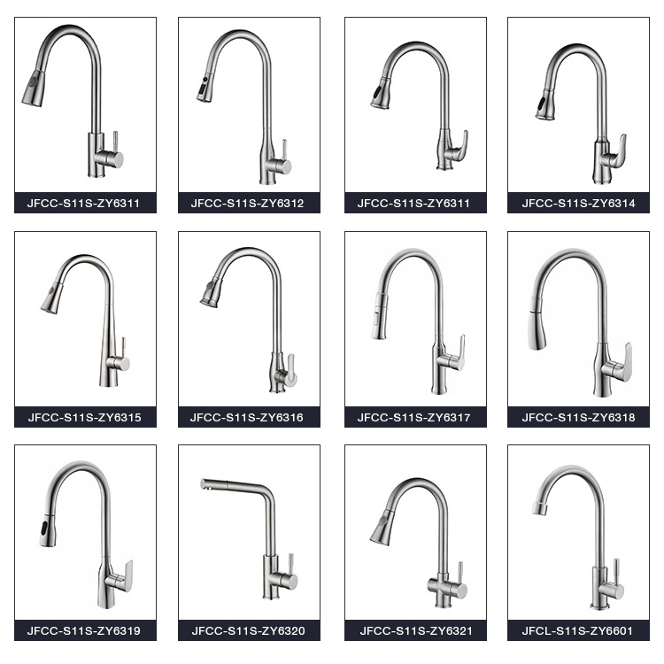 Modern wall mount kitchen faucet