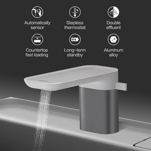 JOMOO Reddot Award Winner Smart Touchless Sensor Basin Faucets Mixer Electronic Auto Sensor Time Delay Touch-free Bathroom Taps