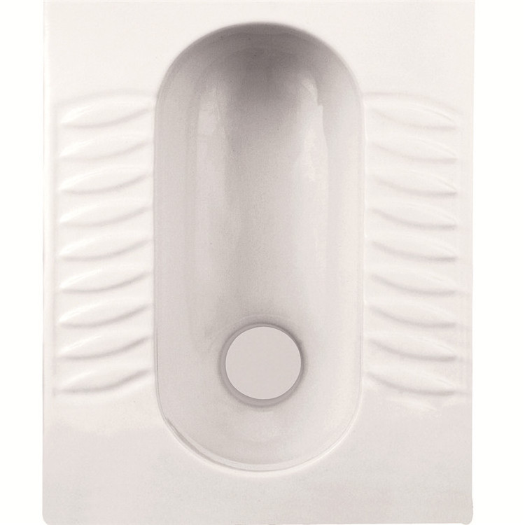 JOMOO Promotional Price Slip -on Design Squatting Pan Bathroom Toilet U-shaped Commercial Ceramic Squatting Pan