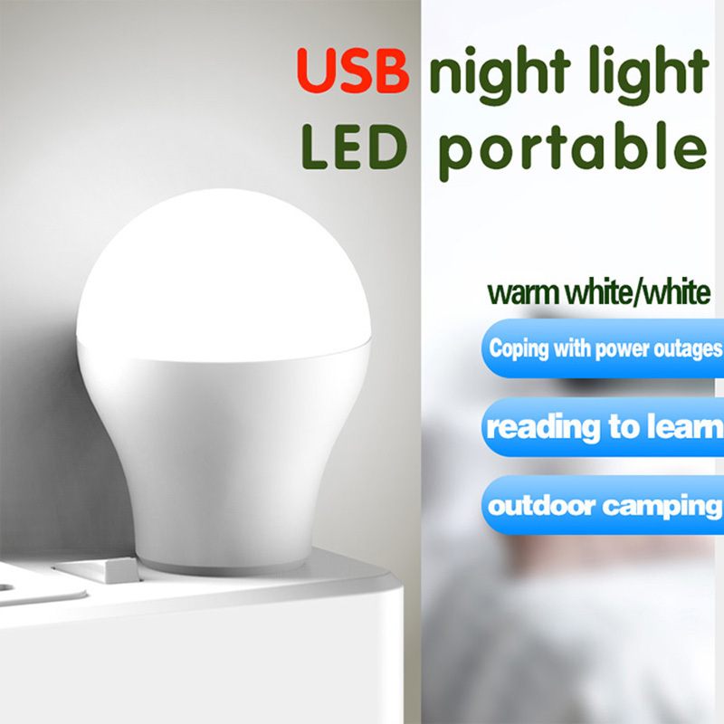 2023 New LED night light emergency easy to use plug in and play USB interface lights