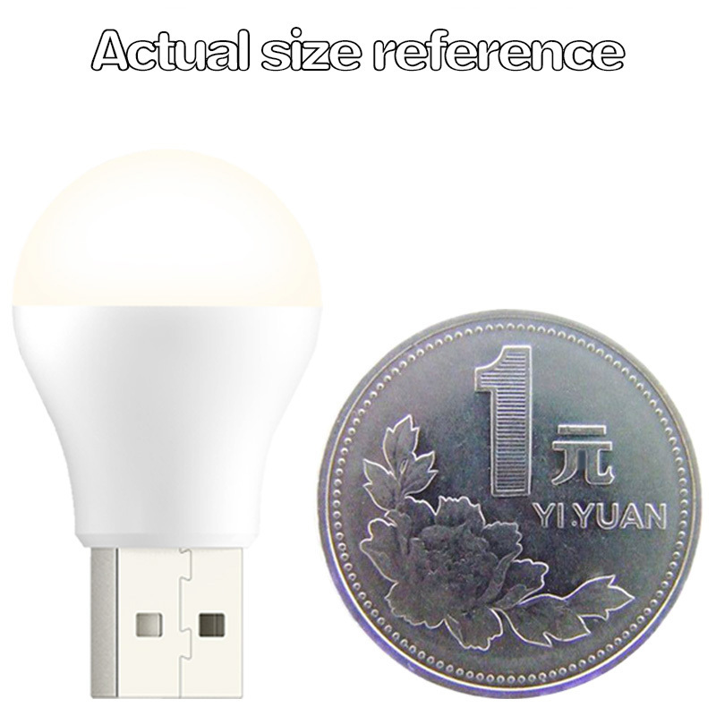 Small power LED night lights emergency power failure using USB interface hot plug in  small light