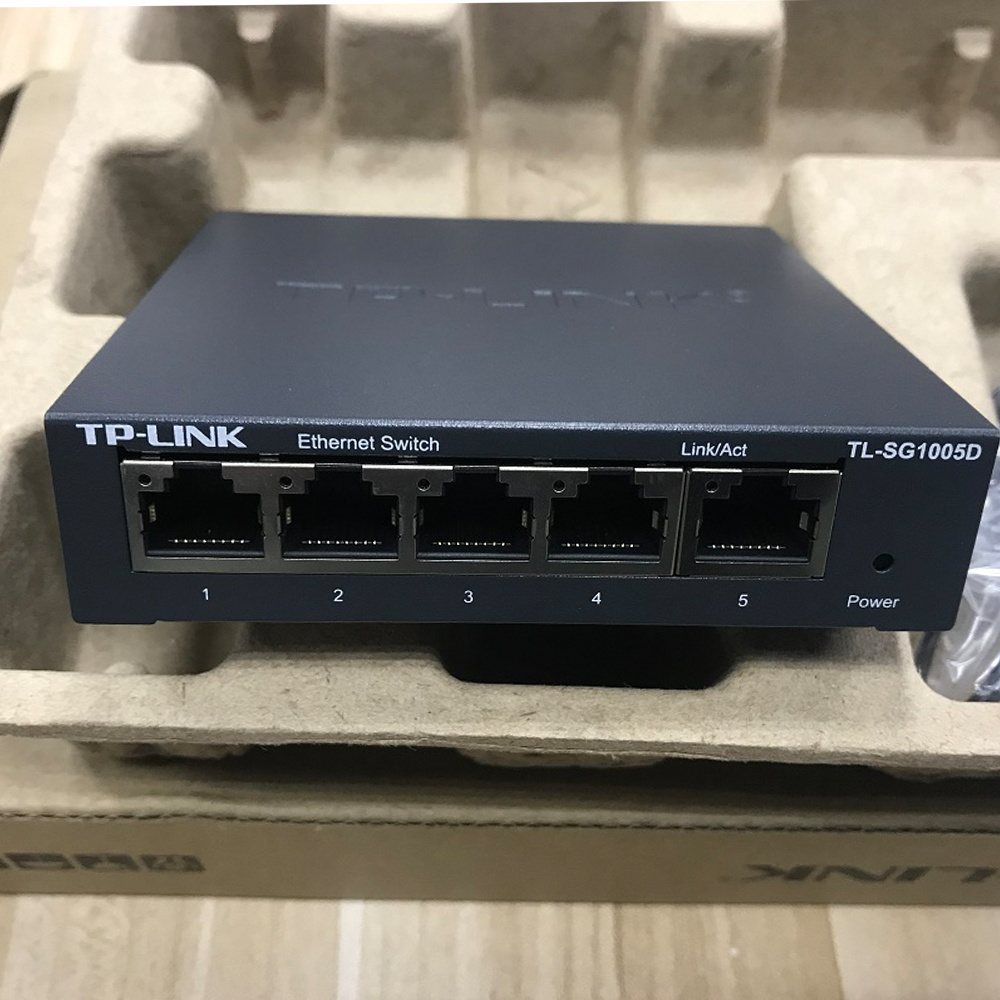 TP-Link TL-SG1005D for Desktop Switch 5-port Gigabit metal network monitoring deconcentrator 10/100/1000mbp switch