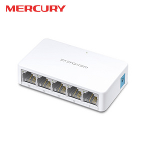 Wholesale Mercusys 5 Port 10/100 Mbps Fast Ethernet Switch Desktop Ethernet Splitter Hub  Plug & Play Quiet RJ45 switch