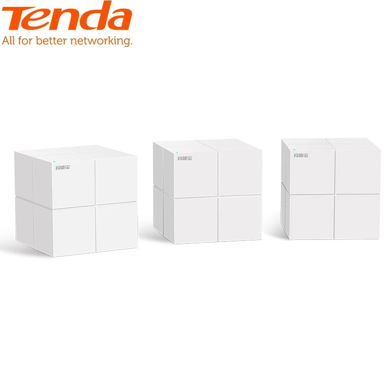 Tenda MW6 Nova Mesh Wireless Wifi Router AC1200 Dual-Band for Whole Home Wifi Coverage Mesh WiFi System Wireless Bridge Repeater