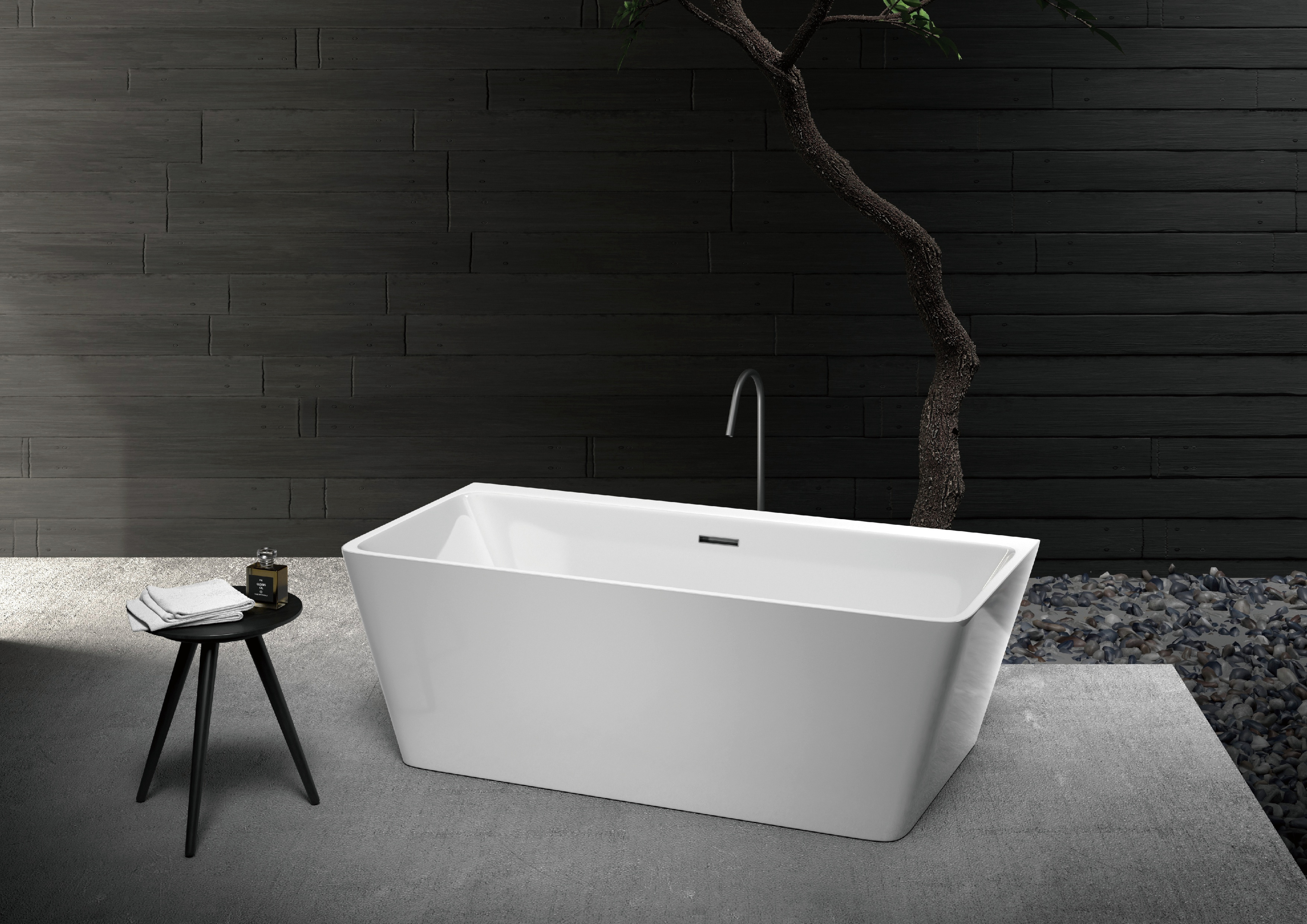 Customize Size Repairable CUPC Bath Tub Adult Luxury Soaking Solid Surface Freestanding Bathtubs