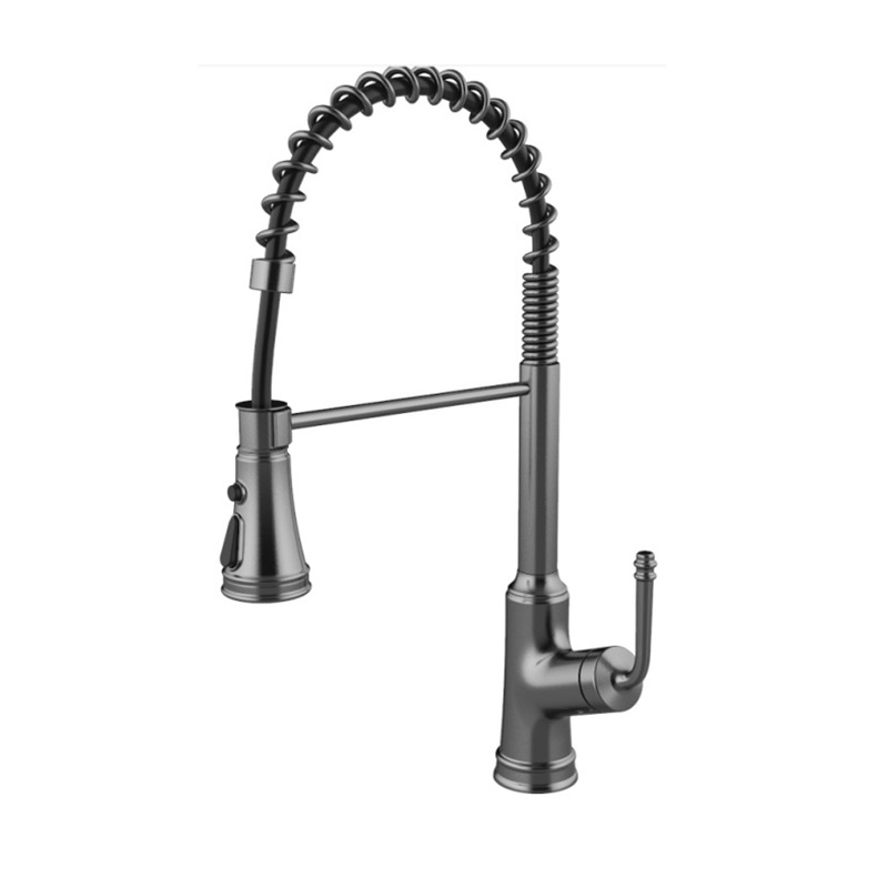 15YRS OEM/ODM Experience Factory Commercial Kitchen Faucets Black Pull out Kitchen Sink Faucets with pull down sprayer